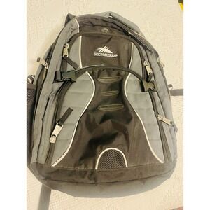 High Sierra Gray/Black Backpack with Laptop/Tablet Pouch School